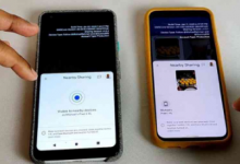 谷歌Google在視頻中演示了未宣布的附近共享功能