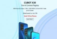 Cubot X30五相機(jī)旗艦設(shè)備將于7月10日發(fā)布