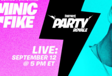 Fortnite內(nèi)部的PartyRoyale音樂會系列將于9月12日開始