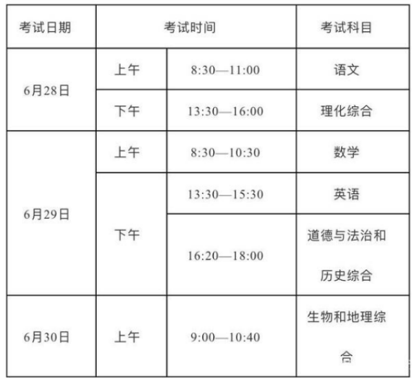 2021錦州中考時(shí)間什么時(shí)候