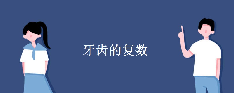 牙齒的復(fù)數(shù)