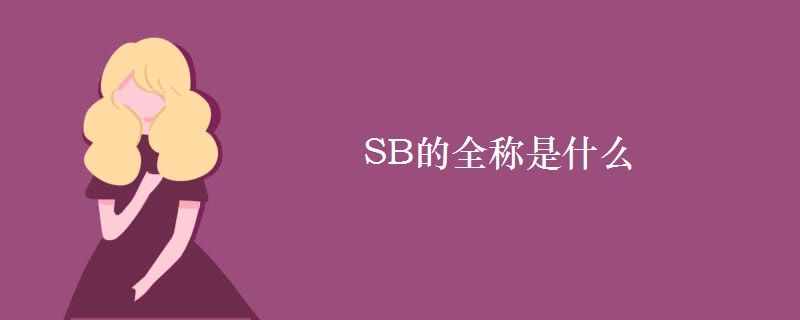 SB的全稱是什么