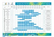 成都2021FISU世界大學(xué)生運(yùn)動(dòng)會(huì)賽程公布18個(gè)項(xiàng)目