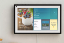 新的EchoShow15是亞馬遜最大的智能顯示器可以掛在墻上