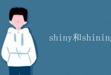 教育資訊：shiny和shining的區(qū)別