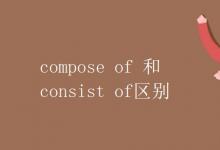 教育資訊：compose of 和consist of區(qū)別