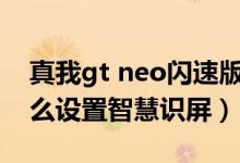 真我gt neo閃速版和neo2（真我gtneo2怎么設(shè)置智慧識屏）