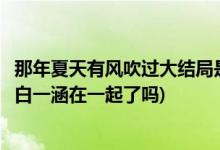 那年夏天有風(fēng)吹過大結(jié)局是什么(那年夏天有風(fēng)吹過林星澤和白一涵在一起了嗎)