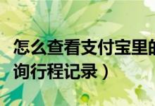 怎么查看支付寶里的行程記錄（支付寶怎么查詢行程記錄）