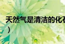 天然氣是清潔的化石燃料（最清潔的化石燃料）