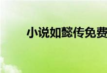 小說如懿傳免費聽書（小說如懿傳）