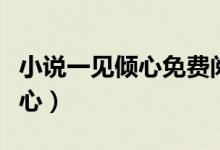 小說(shuō)一見(jiàn)傾心免費(fèi)閱讀最新章節(jié)（小說(shuō)一見(jiàn)傾心）