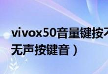 vivox50音量鍵按不動(dòng)（榮耀x20se如何設(shè)置無聲按鍵音）