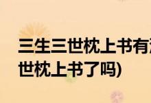 三生三世枕上書有沒有楊冪(楊冪參演三生三世枕上書了嗎)