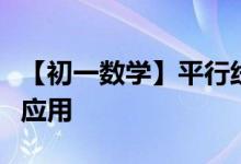 【初一數(shù)學(xué)】平行線性質(zhì)在汽車行進(jìn)方向中的應(yīng)用