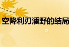 空降利刃潘野的結(jié)局(空降利刃潘野是誰演的)