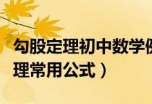 勾股定理初中數學例題講解（初中數學勾股定理常用公式）