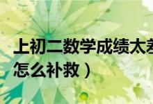 上初二數(shù)學成績太差怎么辦（升初二數(shù)學不好怎么補救）