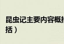 昆蟲記主要內(nèi)容概括視頻（昆蟲記主要內(nèi)容概括）