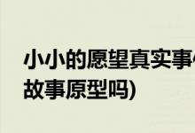 小小的愿望真實(shí)事件改編的嗎(小小的愿望有故事原型嗎)