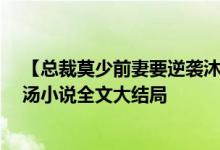 【總裁莫少前妻要逆襲沐葵莫御擎/一碗蛋花湯】一碗蛋花湯小說全文大結(jié)局