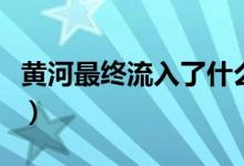 黃河最終流入了什么海（黃河最后流入哪個海）