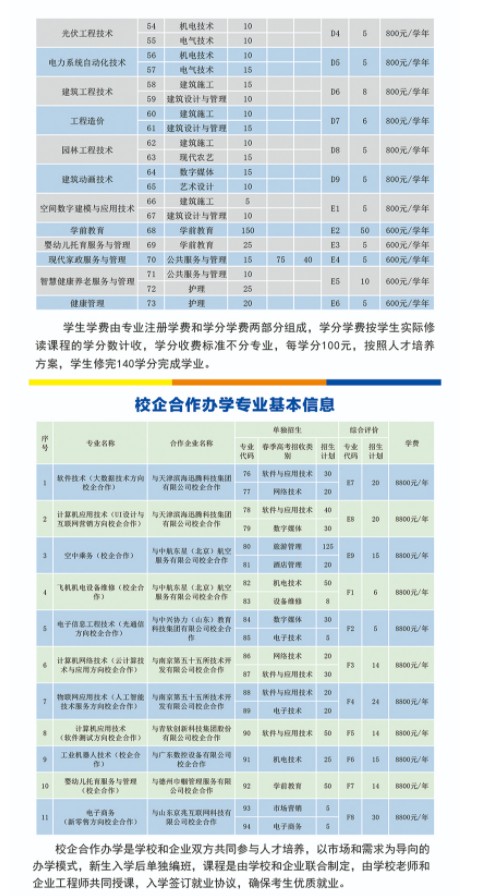 德州職業(yè)技術(shù)學(xué)院單招和綜合評價招生簡章