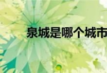 泉城是哪個(gè)城市（花城是哪個(gè)城市）