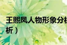 王熙鳳人物形象分析講解（王熙鳳人物形象分析）