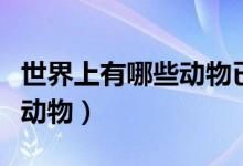 世界上有哪些動物已經(jīng)滅絕了（世界上有哪些動物）