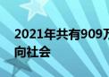 2021年共有909萬名高校應屆畢業(yè)大學生走向社會