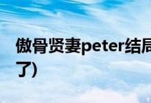 傲骨賢妻peter結(jié)局(傲骨賢妻peter最后怎么了)