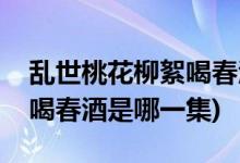 亂世桃花柳絮喝春酒是第幾集(亂世桃花柳絮喝春酒是哪一集)