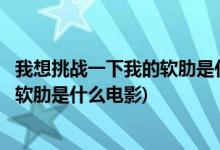 我想挑戰(zhàn)一下我的軟肋是什么電影(范德彪我想挑戰(zhàn)一下我的軟肋是什么電影)