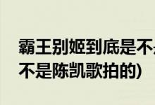 霸王別姬到底是不是陳凱歌拍的(霸王別姬是不是陳凱歌拍的)