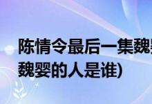 陳情令最后一集魏嬰是誰叫的(陳情令最后喊魏嬰的人是誰)