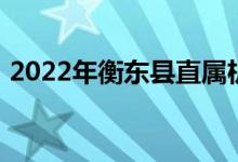 2022年衡東縣直屬機關幼兒園的地址在哪里