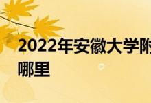 2022年安徽大學附屬學校（高中）的地址在哪里