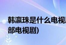 韓瀛珠是什么電視劇里的人物(韓瀛珠出自哪部電視劇)