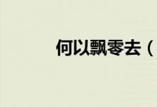 何以飄零去（人間久別不成悲）