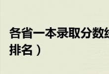 各省一本錄取分?jǐn)?shù)線排名（全國各省高考成績排名）