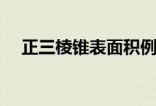 正三棱錐表面積例題（正三棱錐表面積）