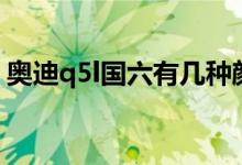 奧迪q5l國(guó)六有幾種顏色（奧迪q5l汽車介紹）
