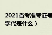 2021省考準(zhǔn)考證號(hào)（2021年高考準(zhǔn)考證號(hào)數(shù)字代表什么）