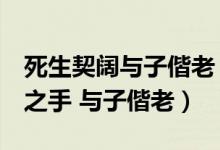 死生契闊與子偕老（死生契闊 與子成說(shuō) 執(zhí)子之手 與子偕老）