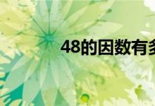 48的因數(shù)有多少（48的因數(shù)）