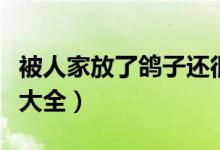 被人家放了鴿子還很高興的是誰（腦筋急轉(zhuǎn)彎大全）