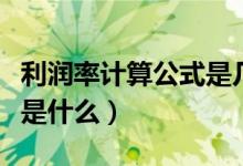 利潤率計算公式是幾年級的（利潤率計算公式是什么）