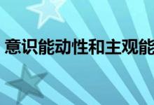 意識能動性和主觀能動性區(qū)別（意識能動性）