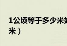 1公頃等于多少米如何換算（1公頃等于多少米）